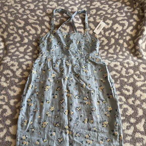 NWT! Reformation Ereka Dress Mineral Daisy - Picture 2 of 5